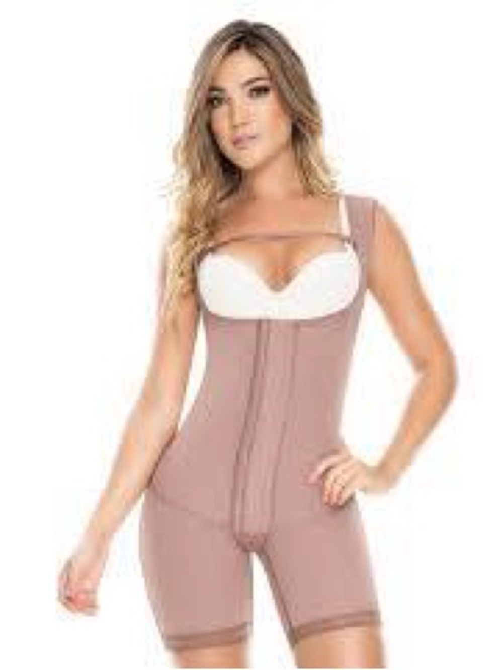Delie 09272 Colombian High Compression Post-Surgical Faja | Mid-Thigh Shapewear